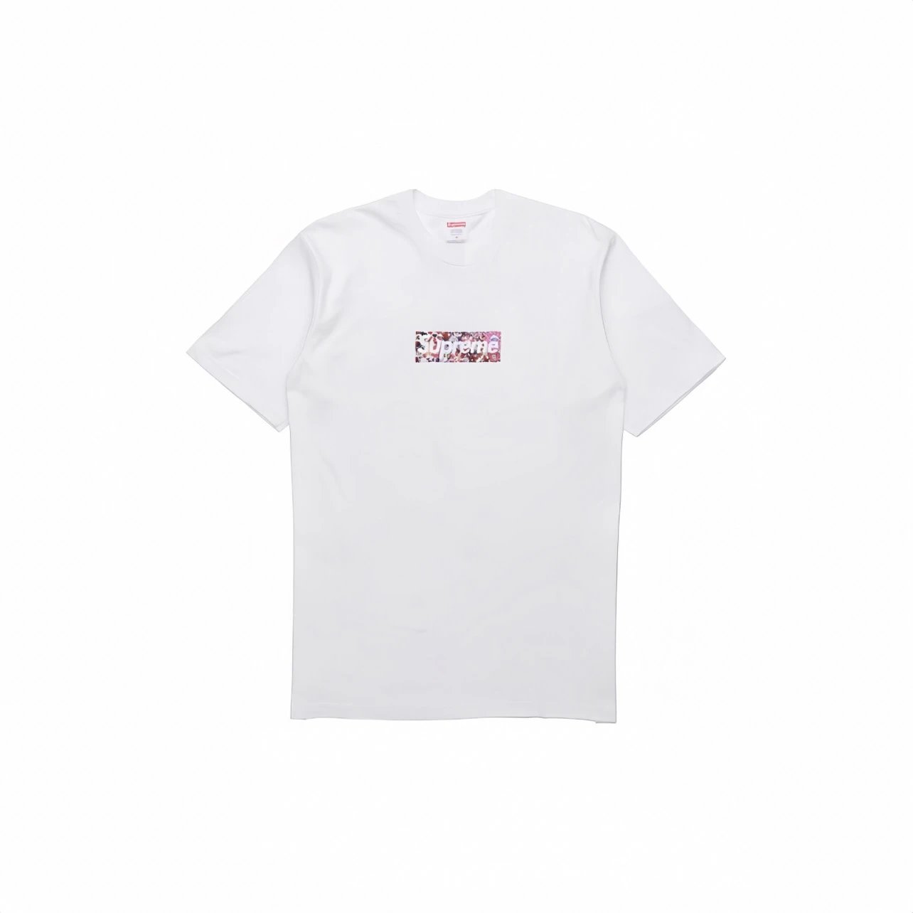 Supreme Floral Box Logo Tee White