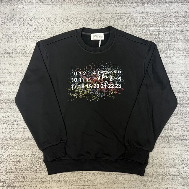 Maison Margiela Hoodies & Sweatshirts Graphic Logo Crewneck Sweatshirt product detail image 9