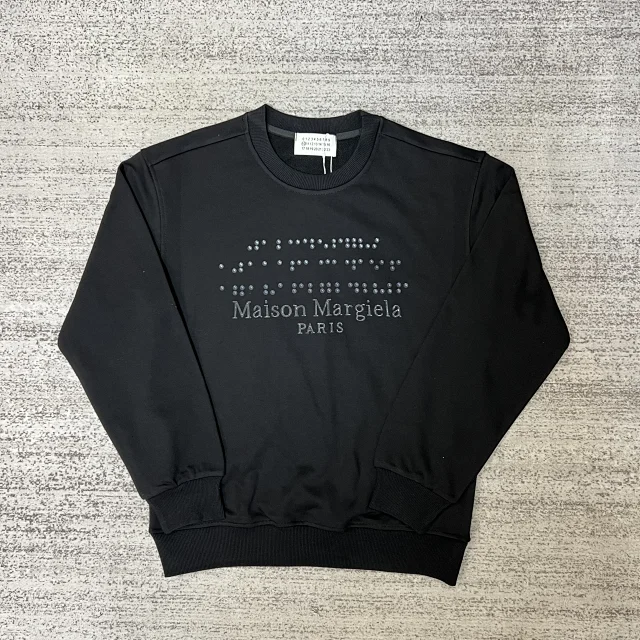 Maison Margiela Hoodies & Sweatshirts Graphic Logo Crewneck Sweatshirt product detail image 7