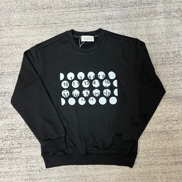 Maison Margiela Hoodies & Sweatshirts Graphic Logo Crewneck Sweatshirt product detail image 6