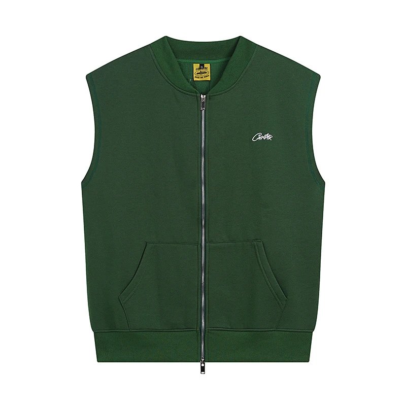 Corteiz RTW Zip Vest Green