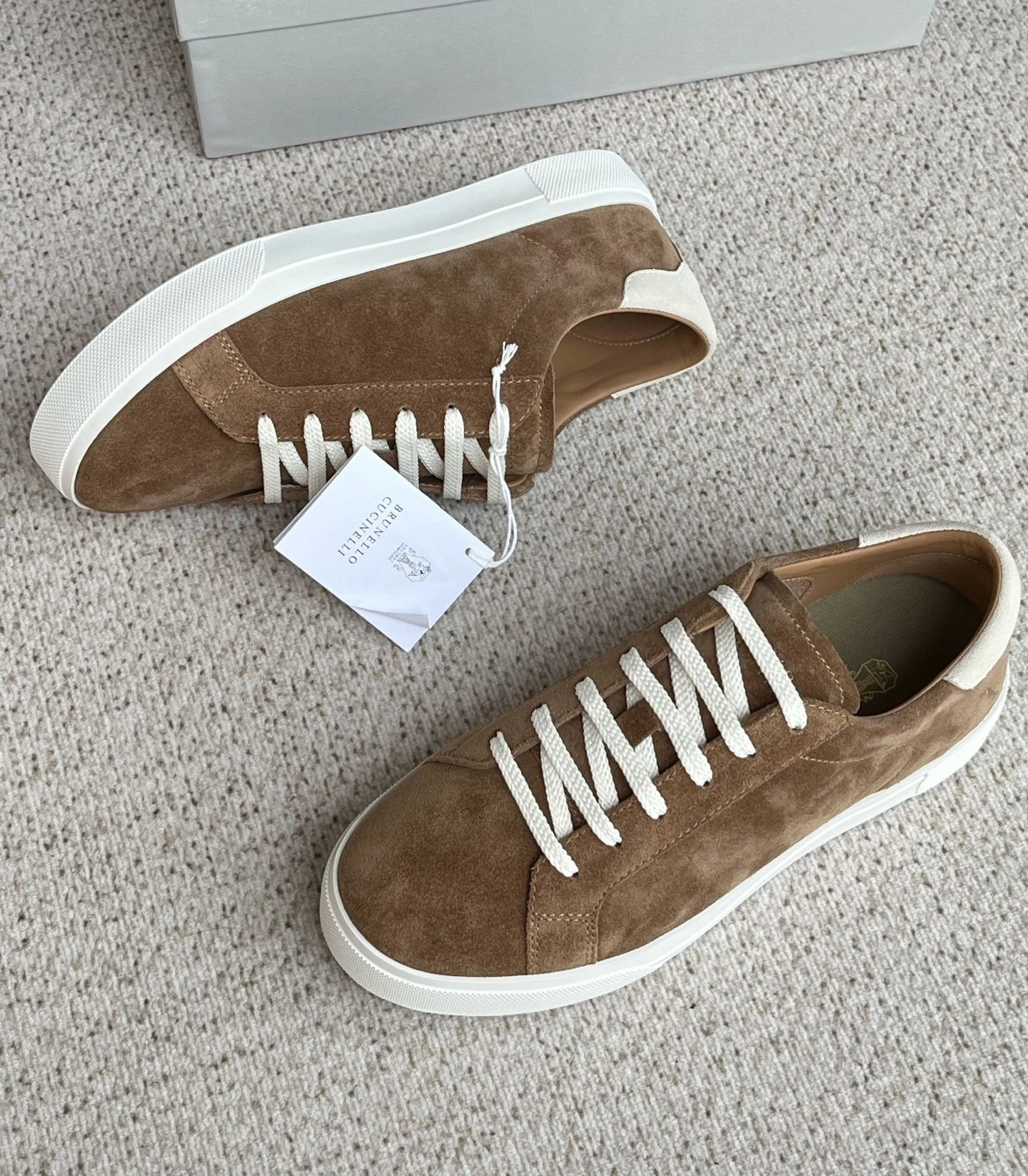 Loro Piana Summer Walk Sneaker Tan Suede