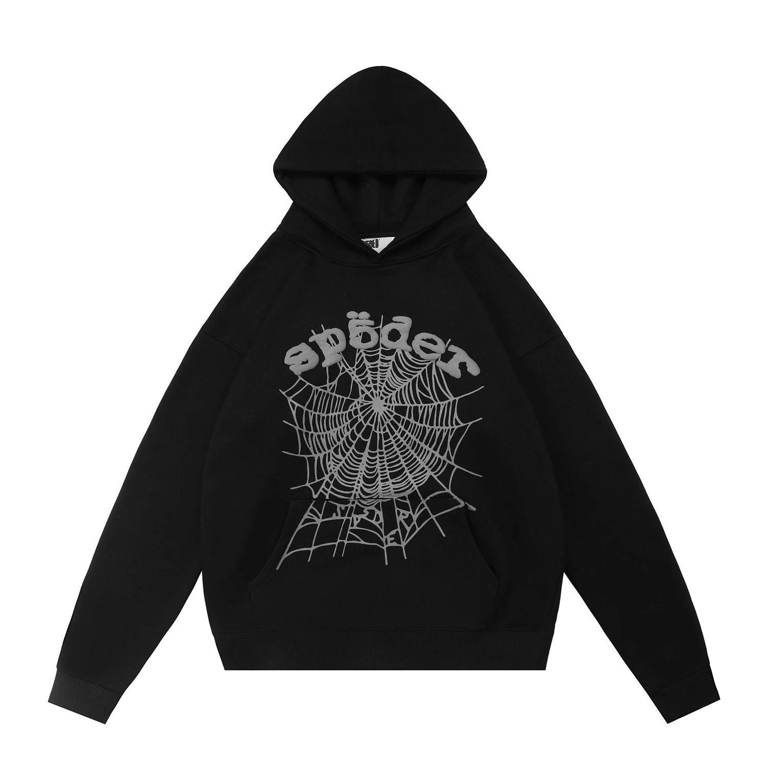 Sp5der Web Hoodie Black Grey