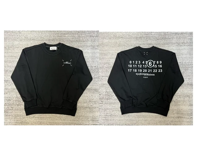 Maison Margiela Hoodies & Sweatshirts Graphic Logo Crewneck Sweatshirt product detail image 18