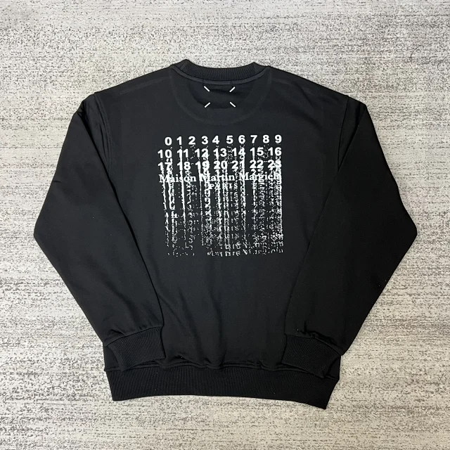 Maison Margiela Hoodies & Sweatshirts Graphic Logo Crewneck Sweatshirt product detail image 30