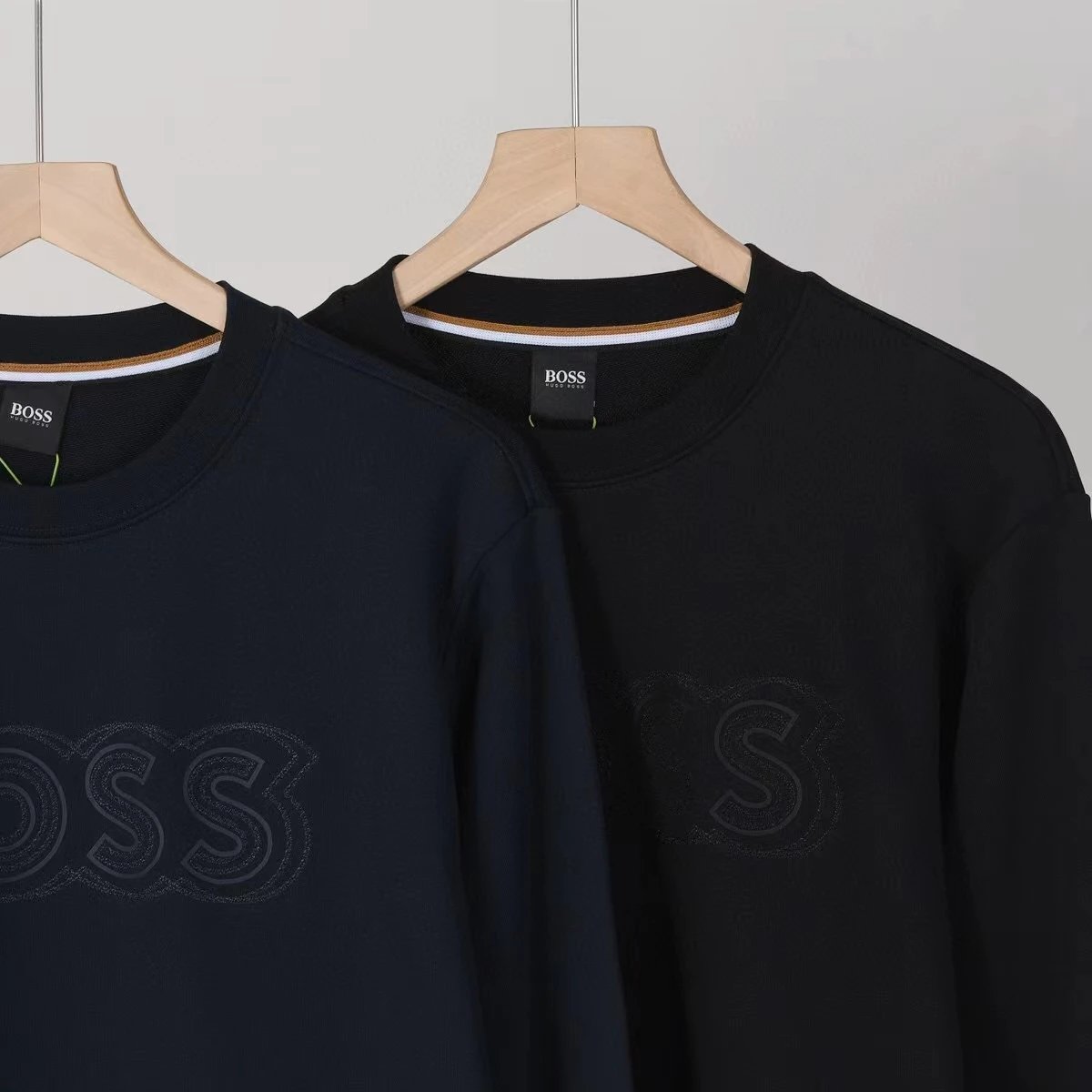 Hugo Boss Embroidered Logo Navy Sweatshirt - 4