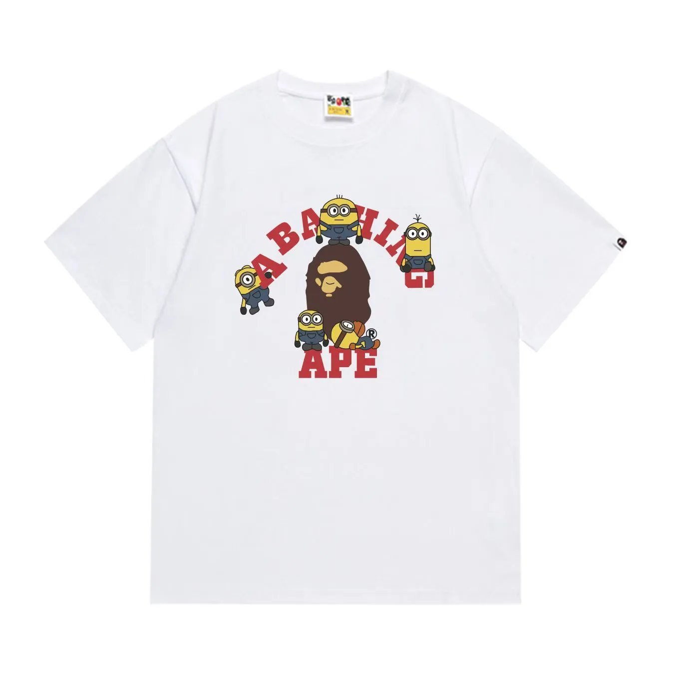 BAPE x Minions A Bathing Ape Tee White