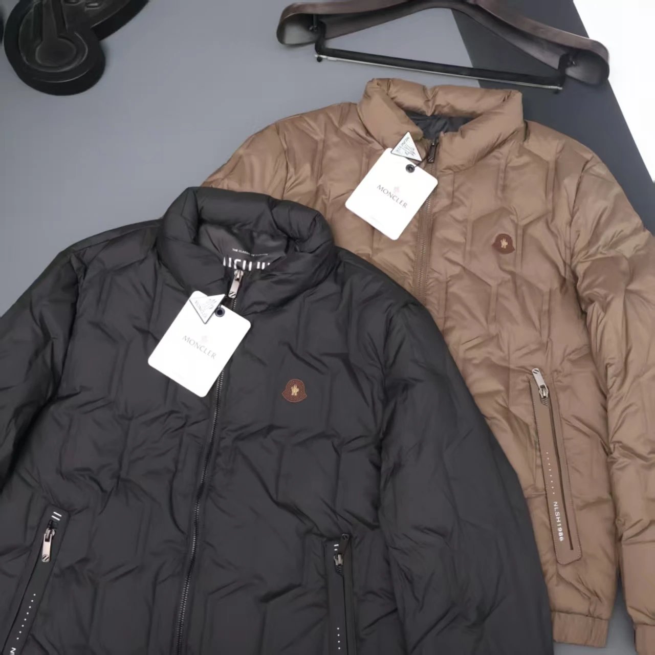 [DX6-15] winter men's light down jacket casual collar warm coat