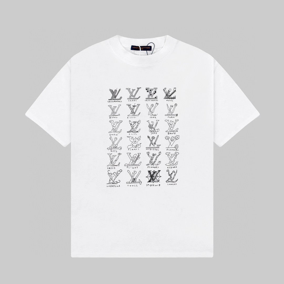 Louis Vuitton Rainbow Monogram T-Shirt White - 7