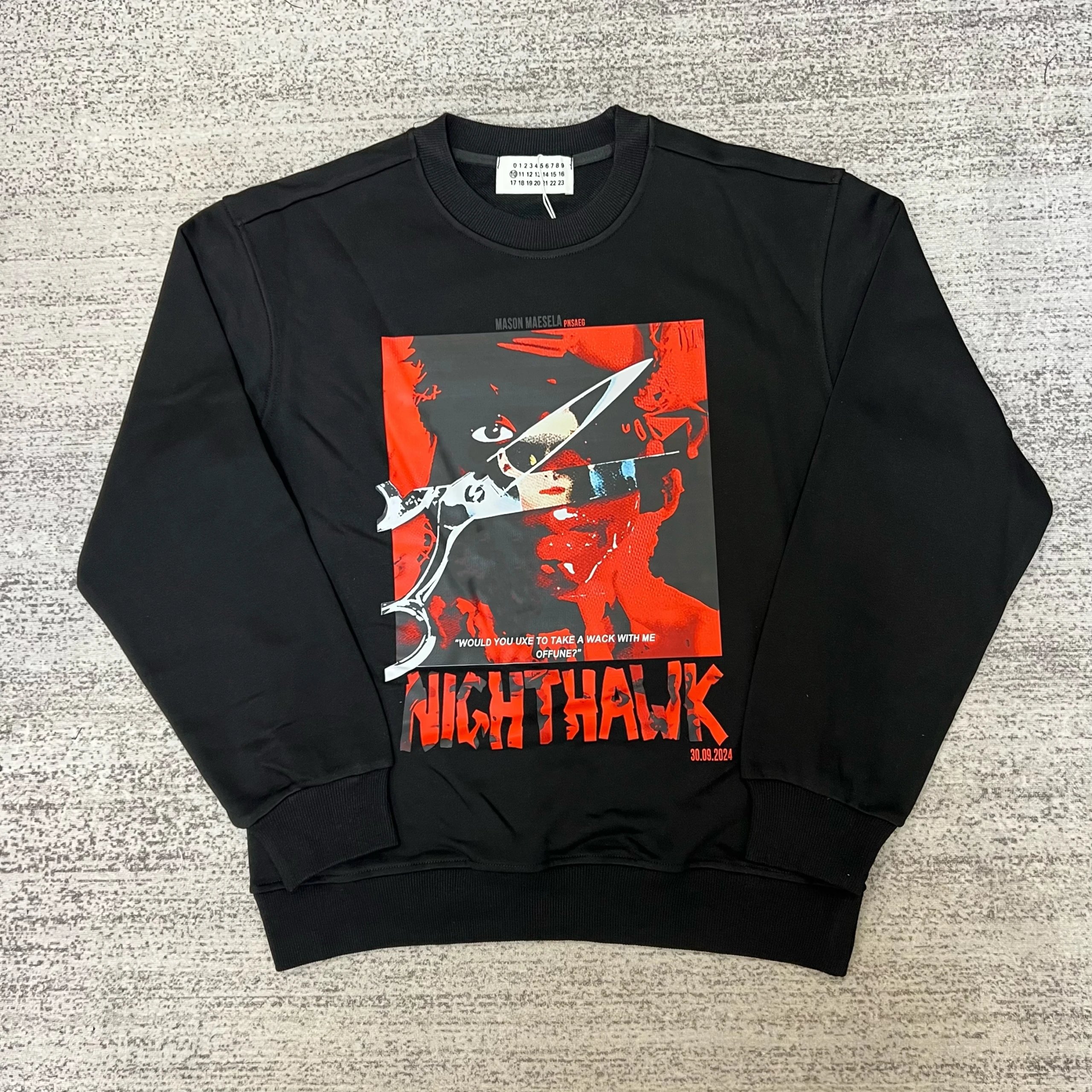 Raf Simons x Takashi Murakami Signature Print Black Hoodie - 27