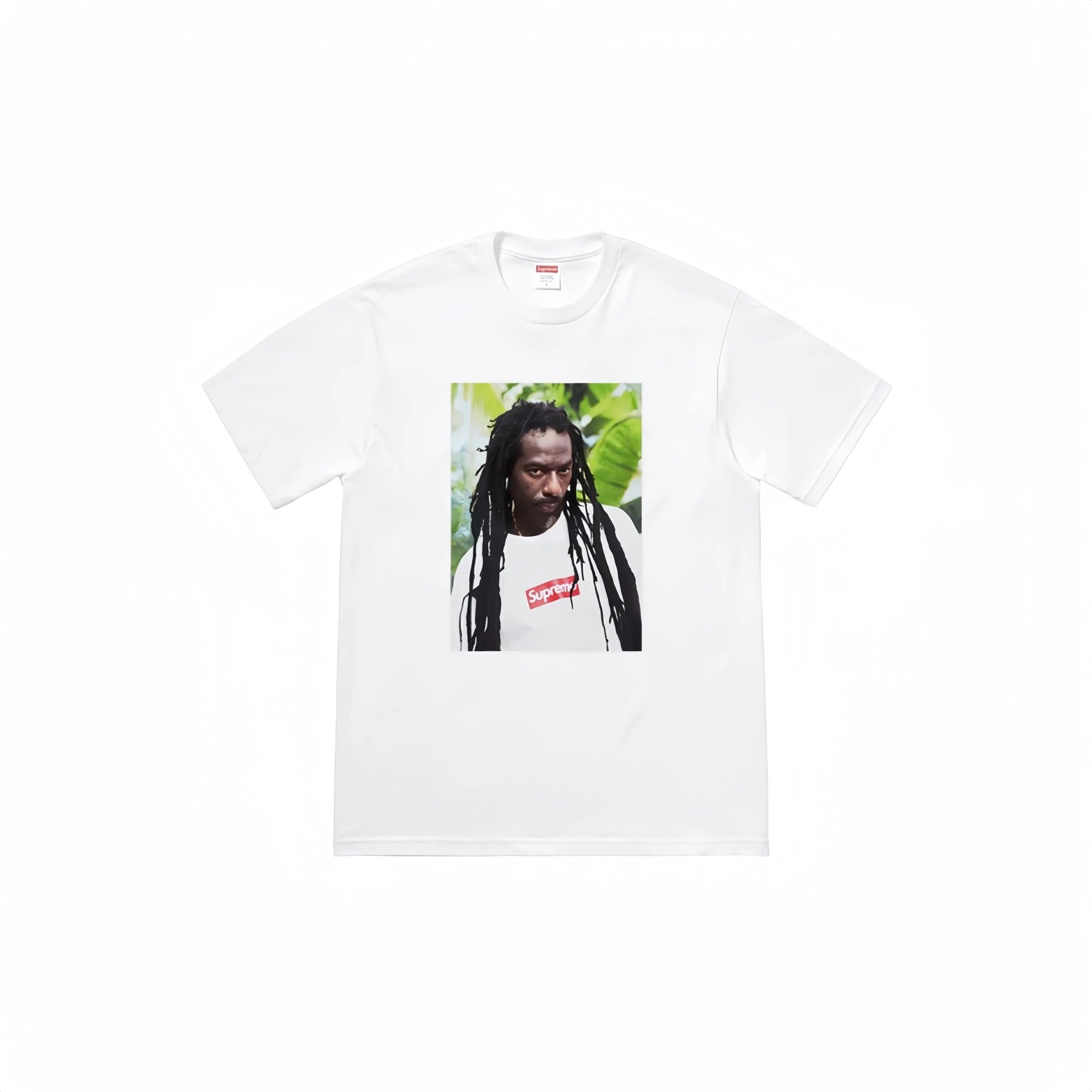 Supreme Buju Banton Tee White