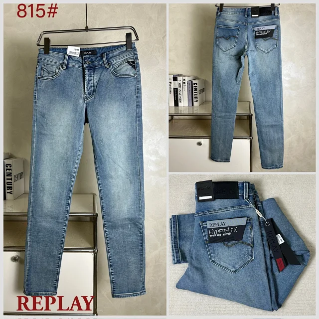 Replay Jeans Hyperflex straight-leg product detail image 4