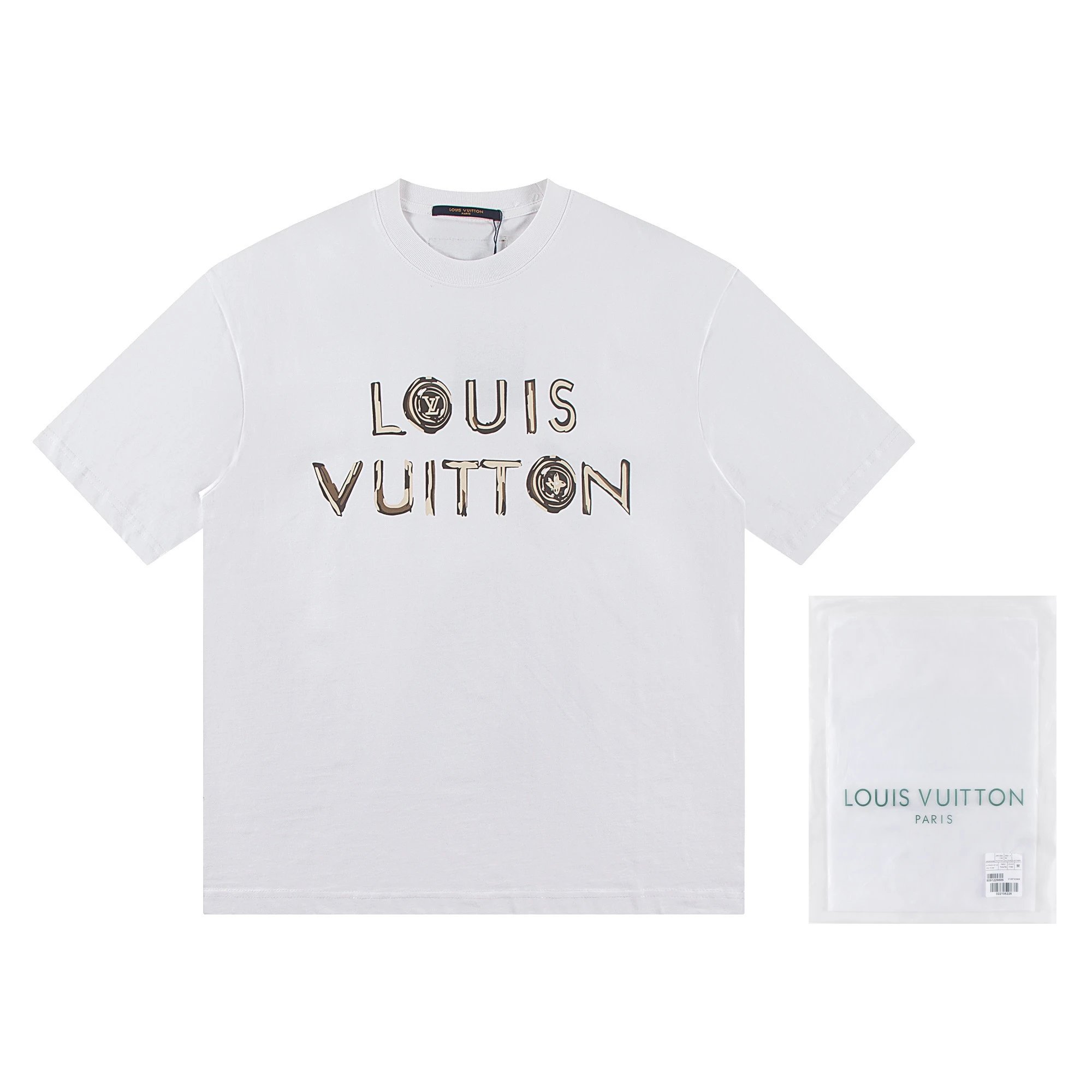Louis Vuitton Graffiti Logo Black T-Shirt - 5
