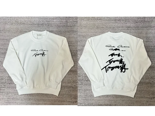 Maison Margiela Hoodies & Sweatshirts Graphic Logo Crewneck Sweatshirt product detail image 24