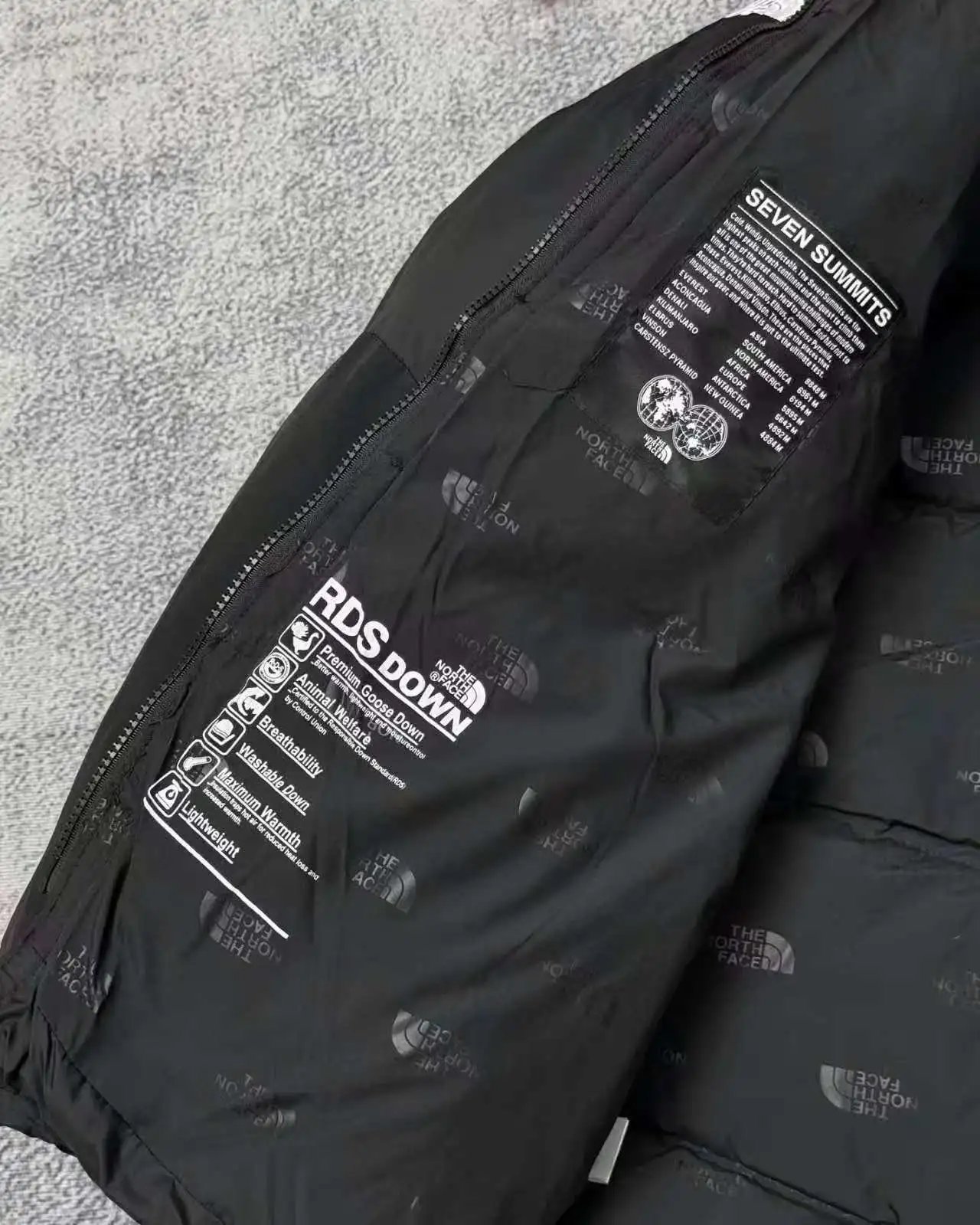 The North Face Summit Series Gore-Tex Infinium Black Down Jacket - 8