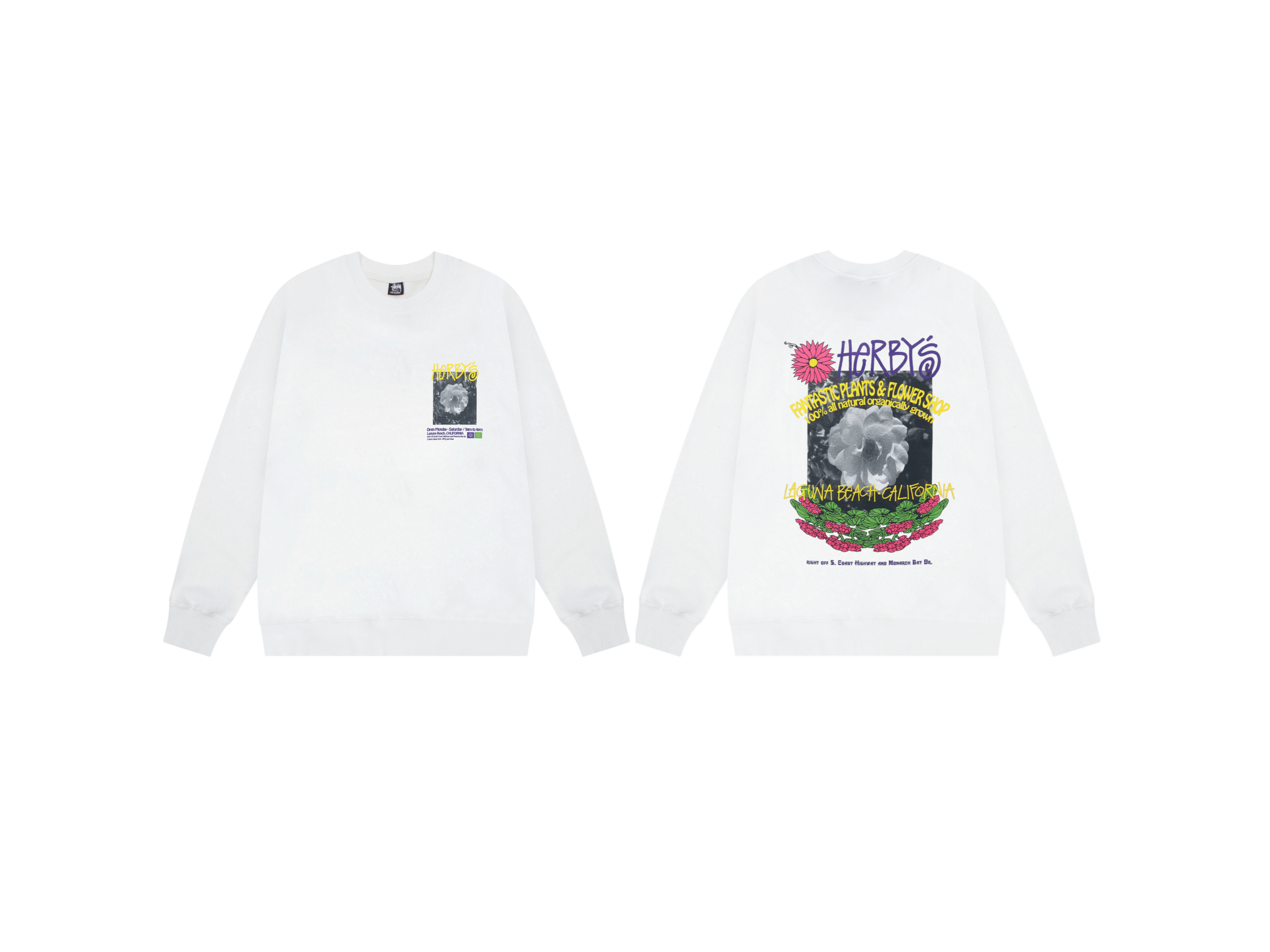 Harby's Graphic Sweatshirt White