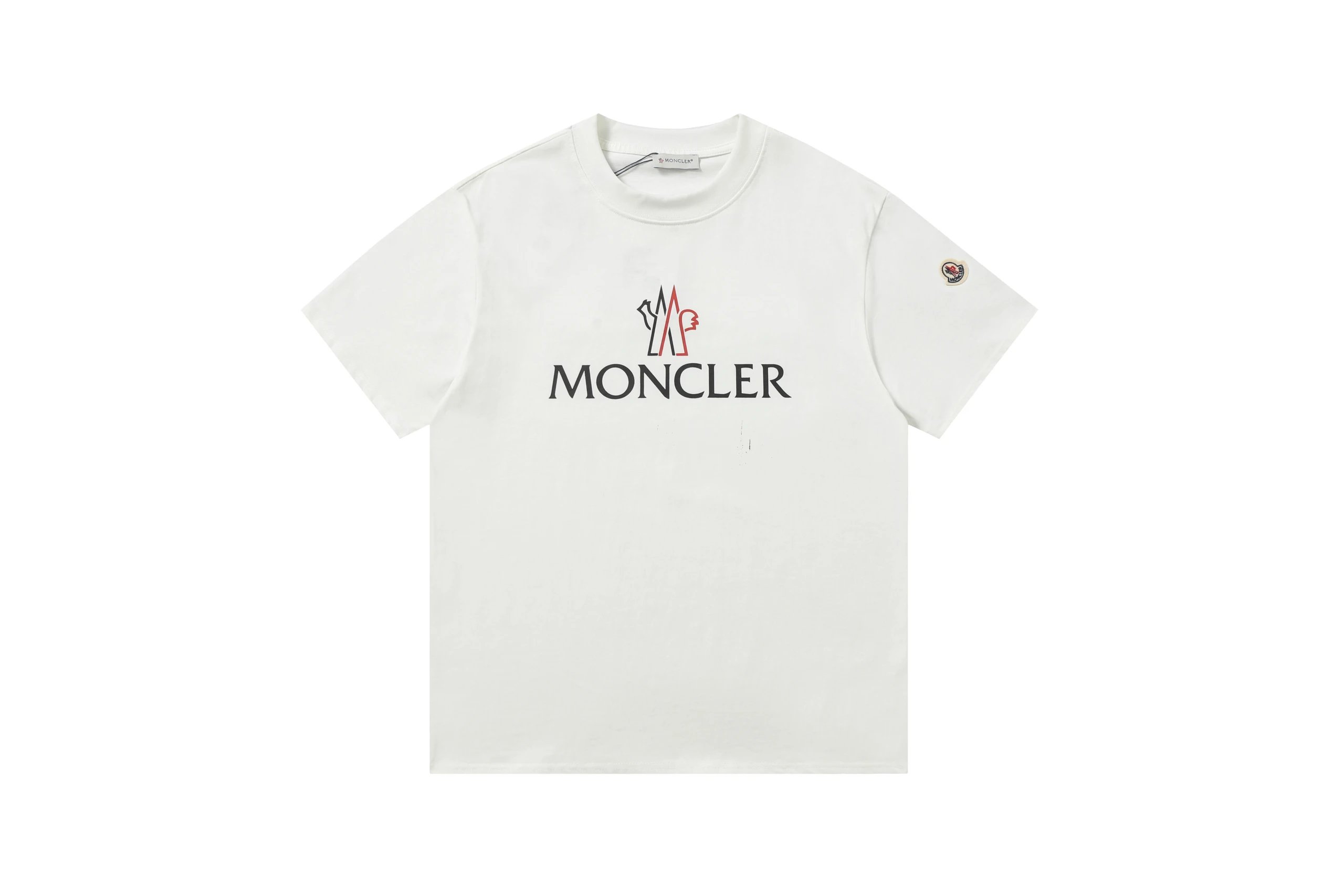 Moncler Logo Print Black T-Shirt - 9