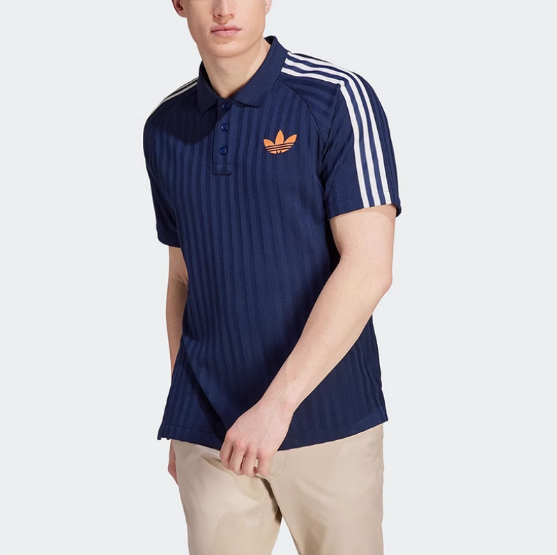 Adidas Originals Trefoil Polo Navy - 6