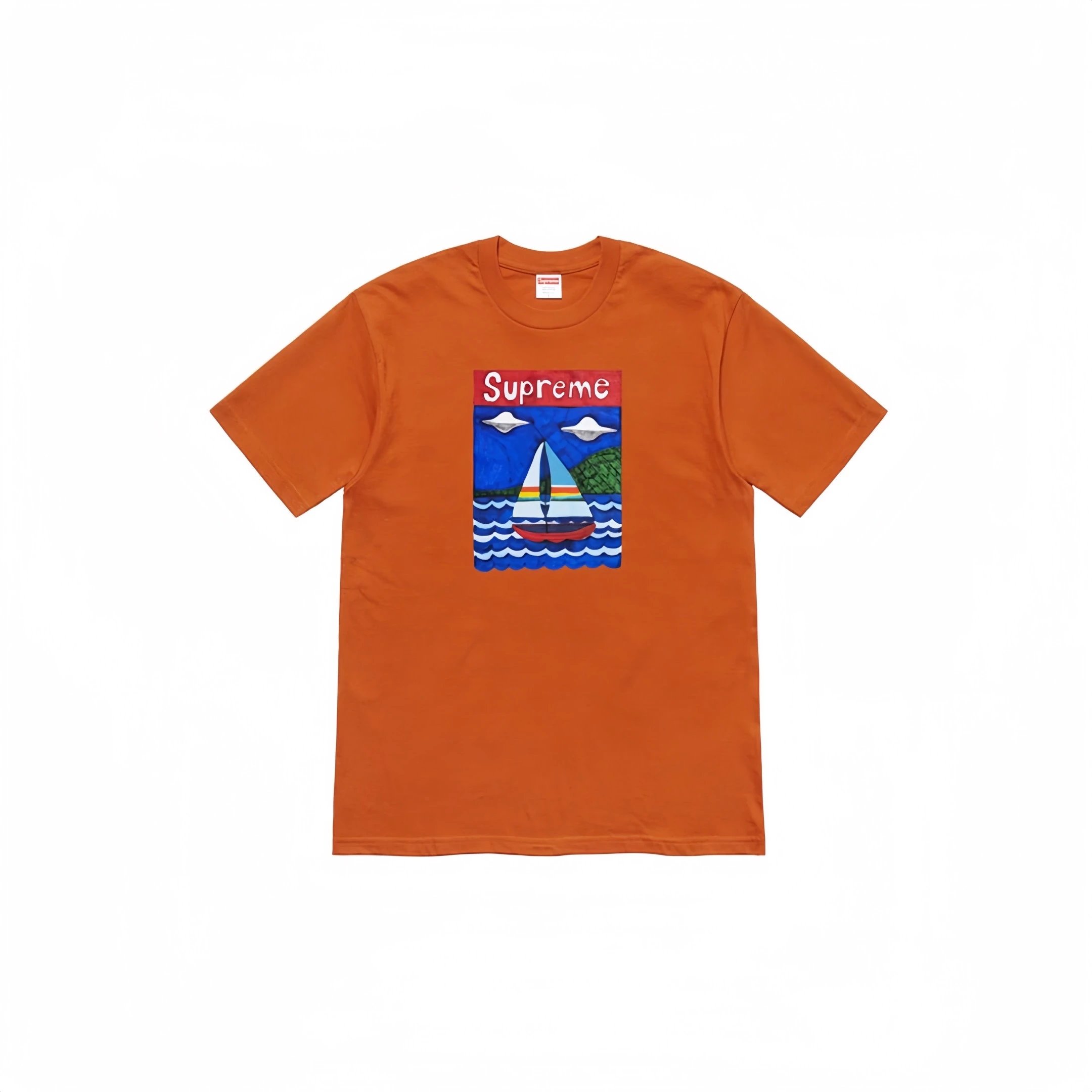 Supreme Sailboat Tee Orange
