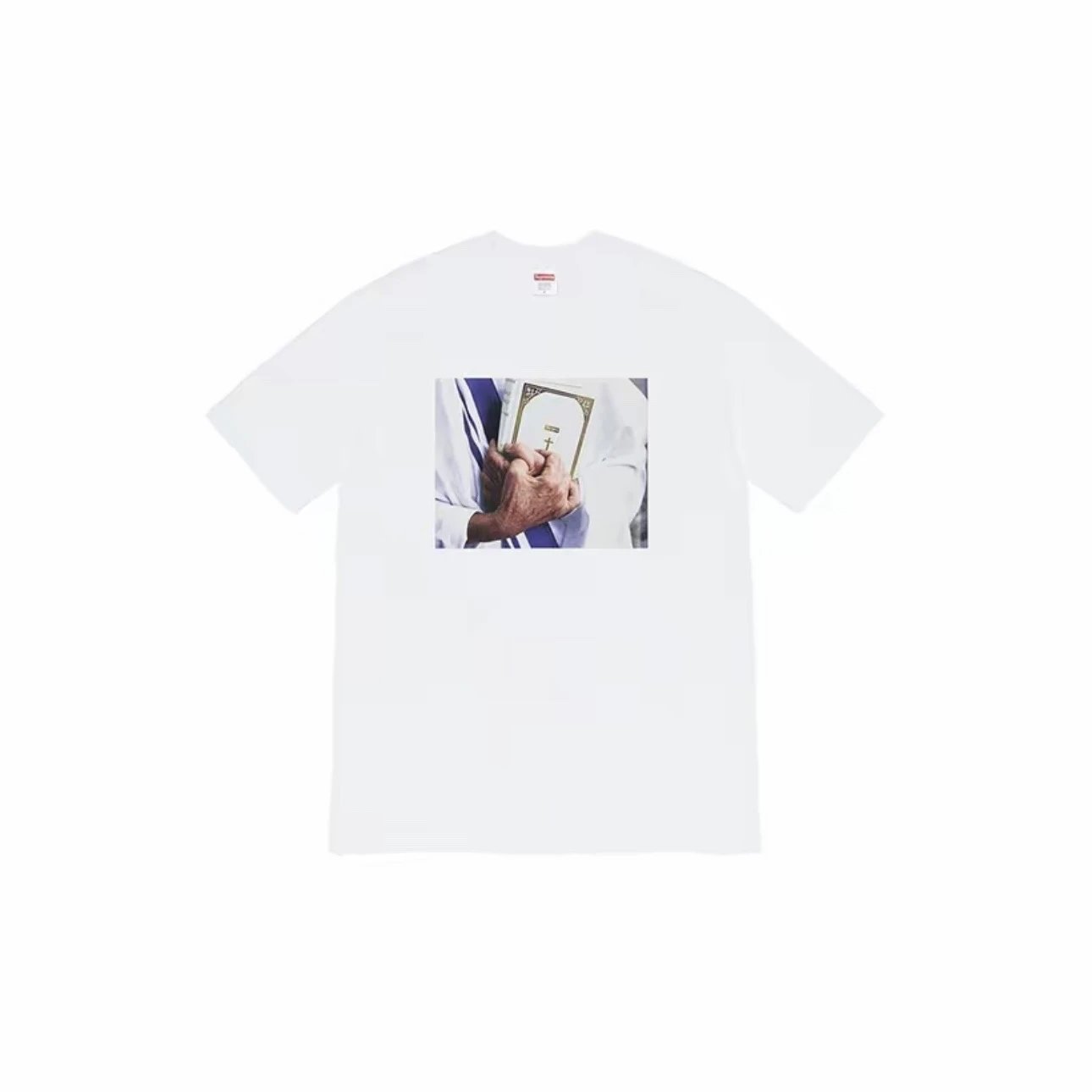Supreme Bible Graphic Tee White