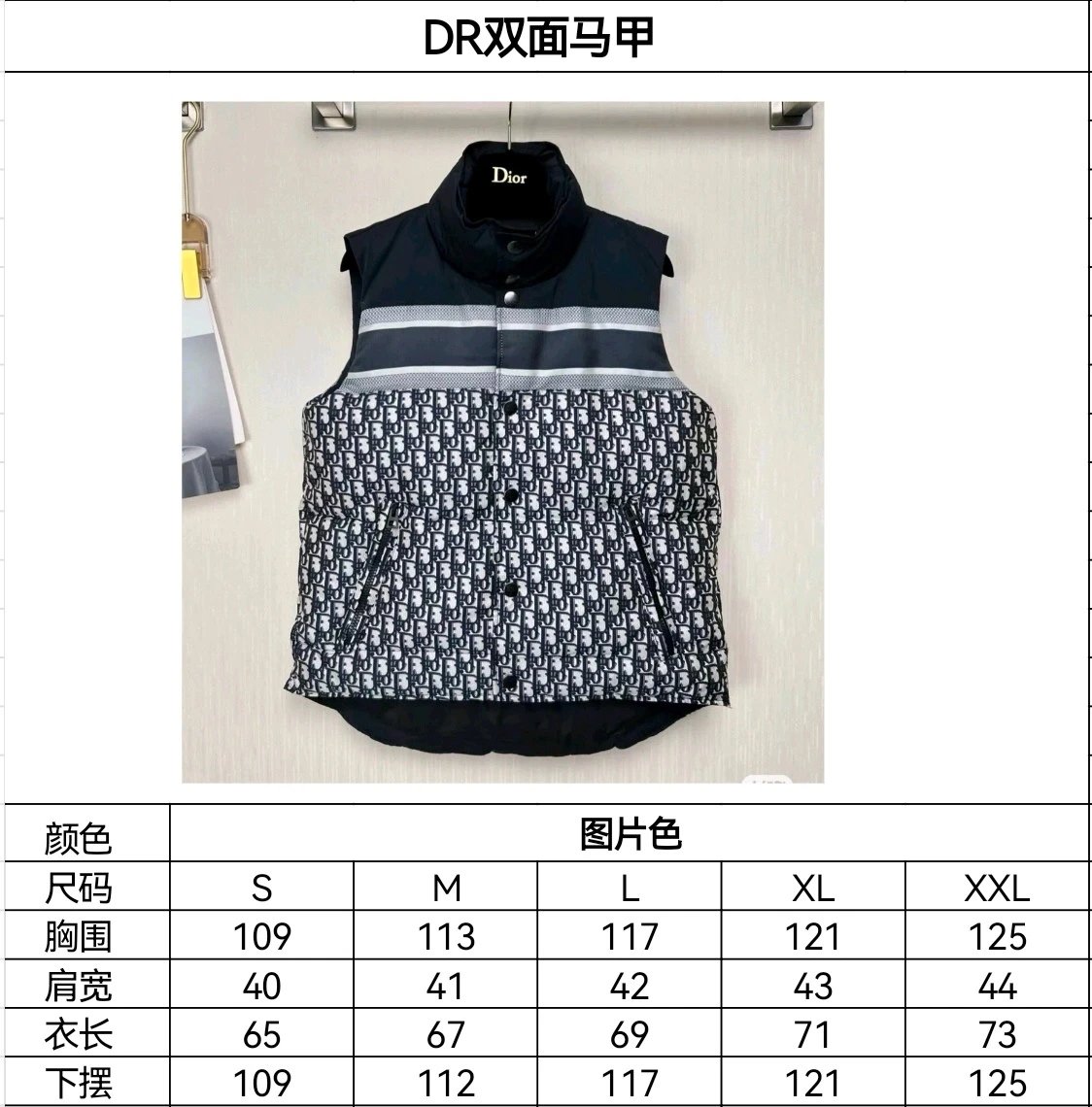 [DX16-8] Winter double-sided down vest