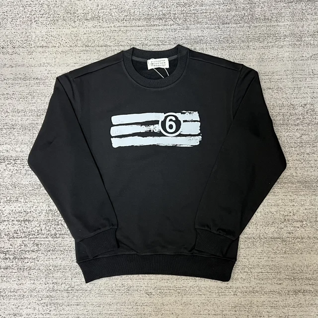 Maison Margiela Hoodies & Sweatshirts Graphic Logo Crewneck Sweatshirt product detail image 8