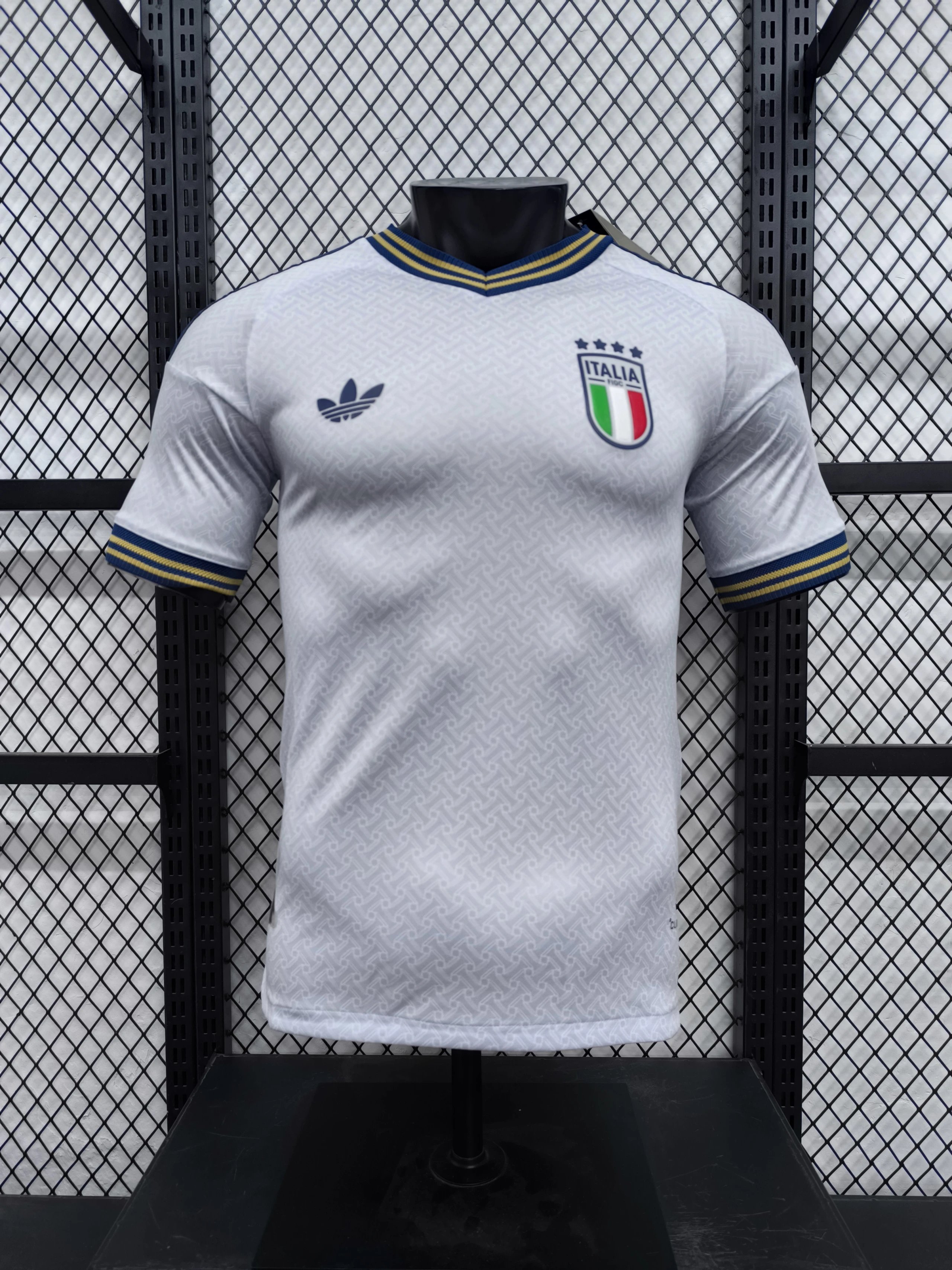 Adidas Grey Italia Short Sleeve Jersey