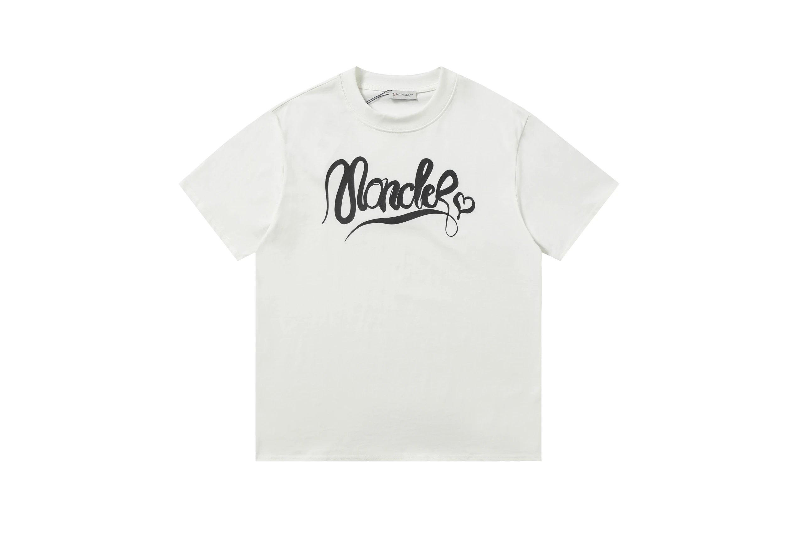 Moncler Logo Print Black T-Shirt - 10
