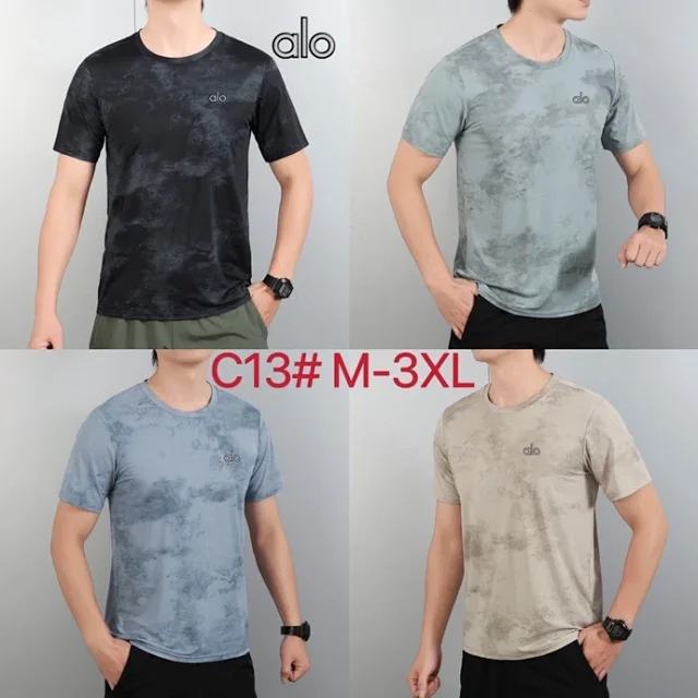 Alo T-Shirts DX82-5 tie-dye crew-neck short-sleeve T-shirt product detail image 2