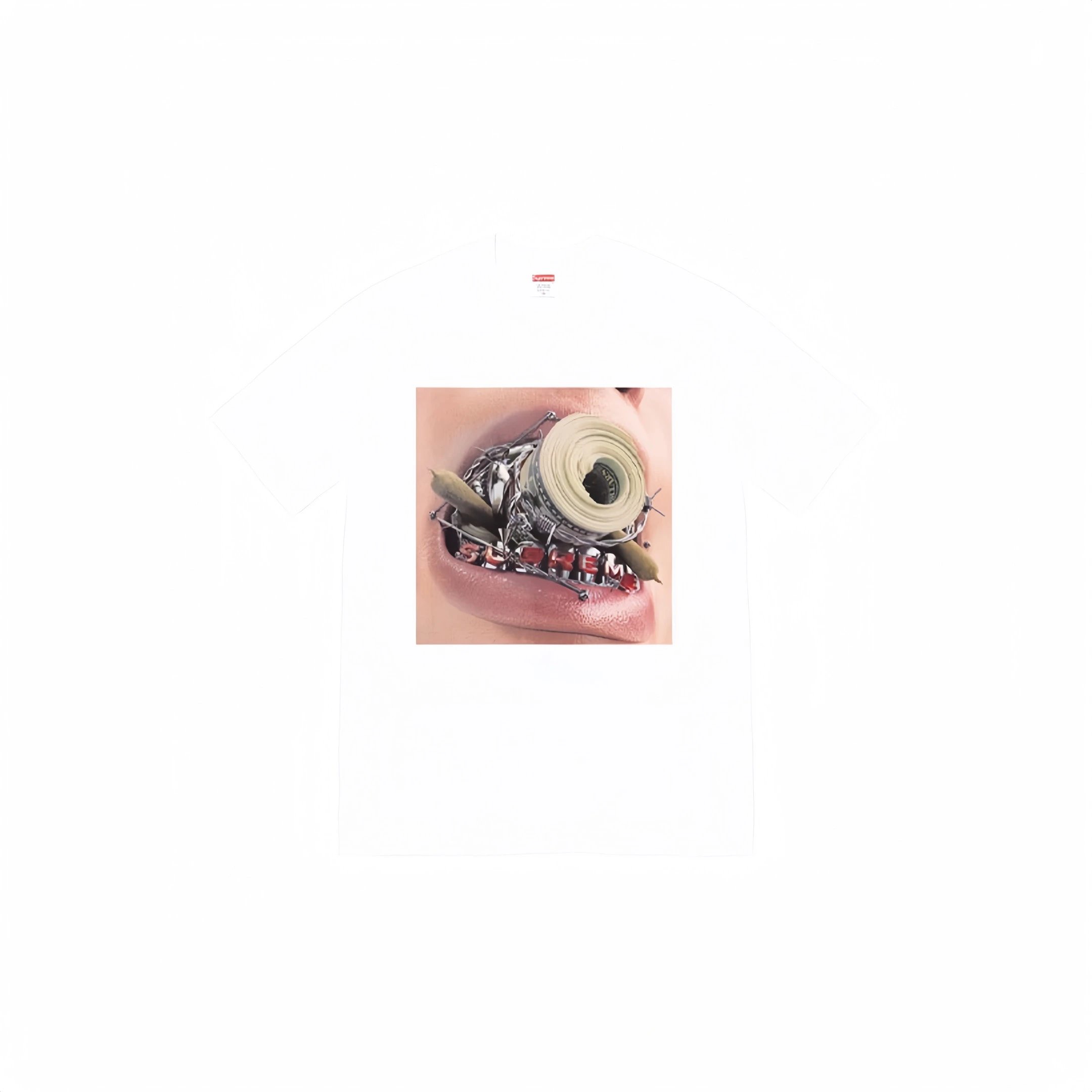 Supreme Mouth Graphic Tee White