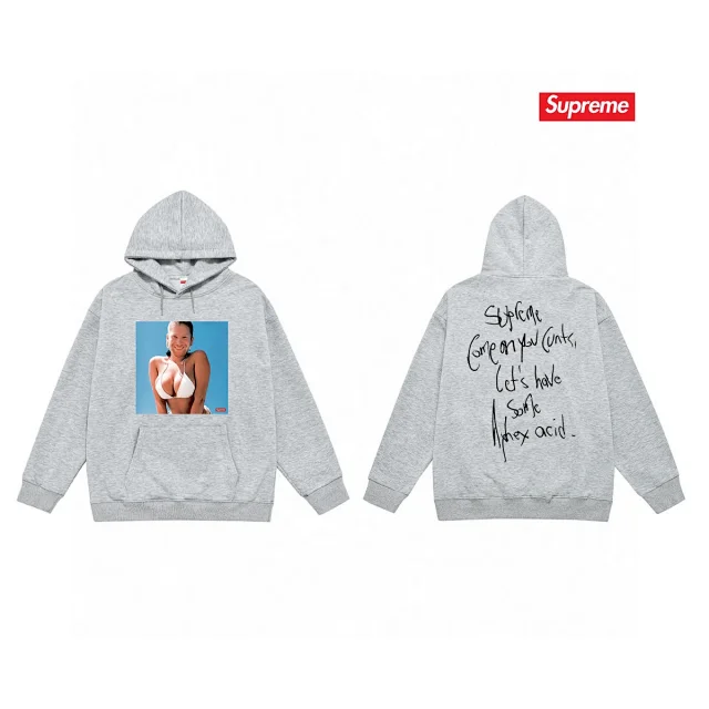 Supreme Hoodies & Sweatshirts Graphic Logo-Print Pullover Hoodie product detail image 9
