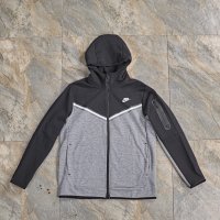 Black and dark gray (full-sleeve) top