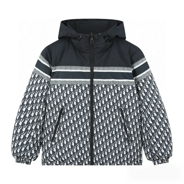 Dior Down Jackets Reversible Hooded Oblique Jacquard Jacket product detail image 2