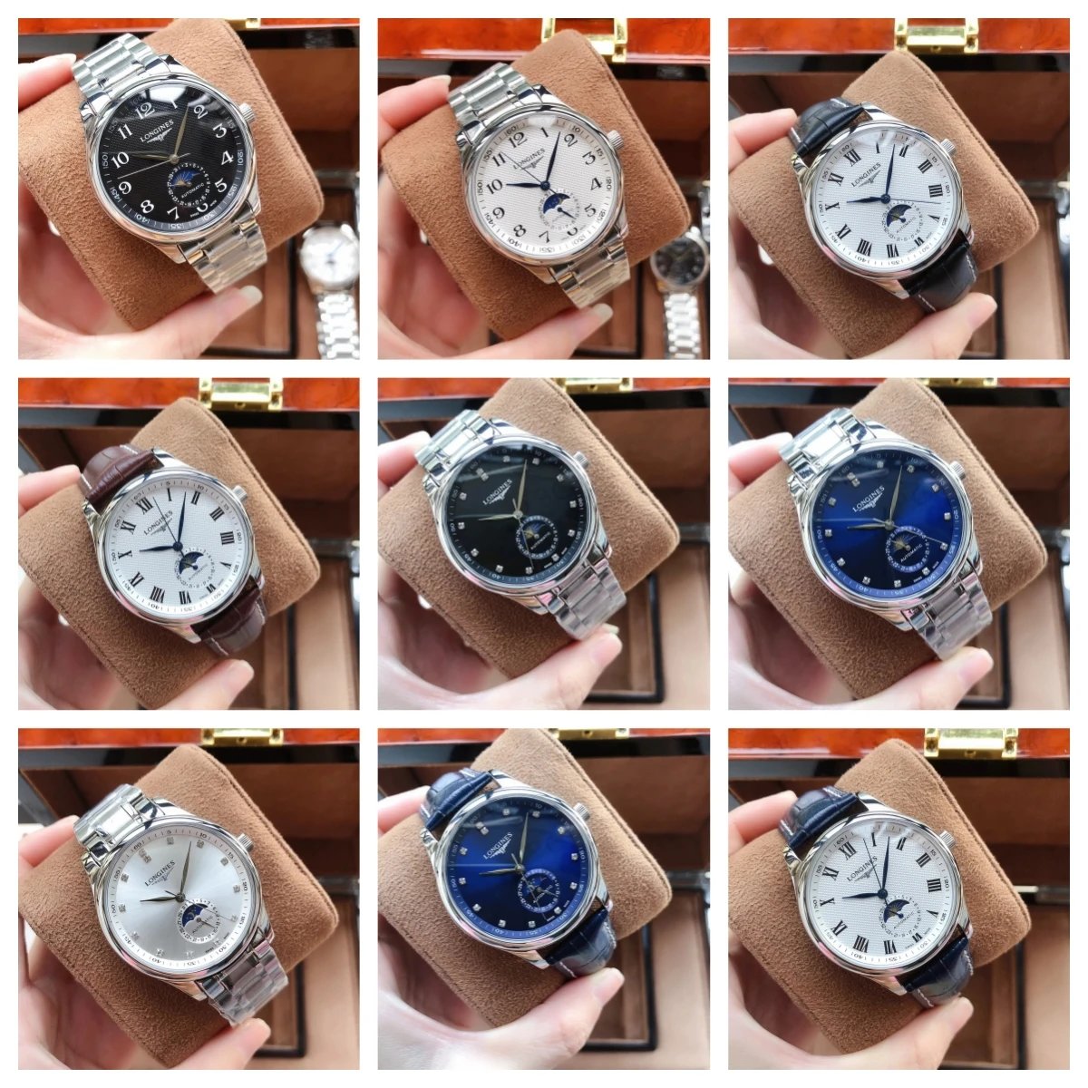 Zhiq Waterproof Watch Men's Mechanical Steel Strip Watch Men's Watch Men's Watch Mechanical Machinery【