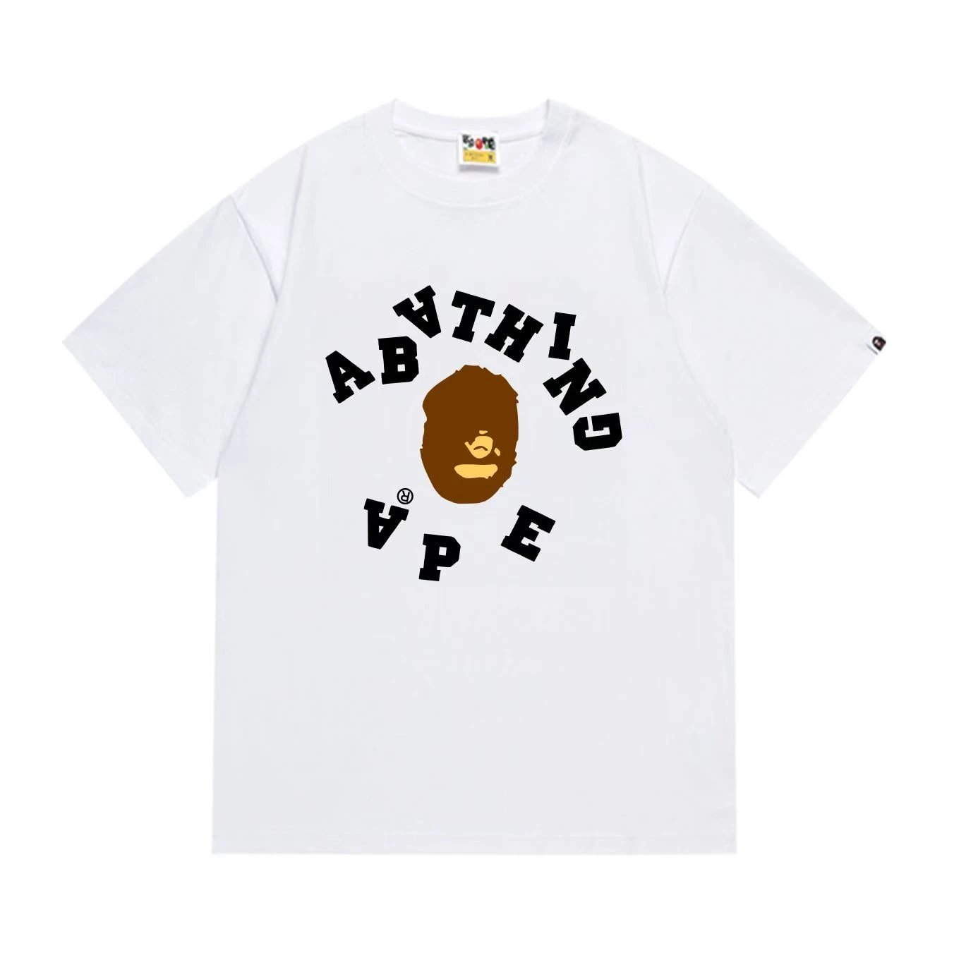 BAPE Crazy A Bathing Ape Tee White