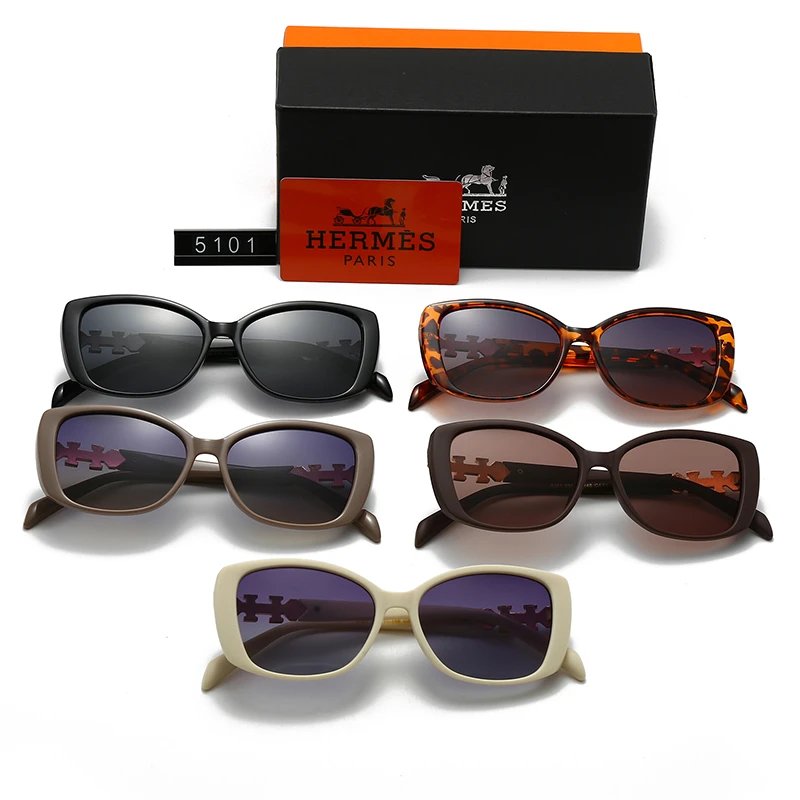 Hermès Square Frame Gradient Purple Sunglasses - 3
