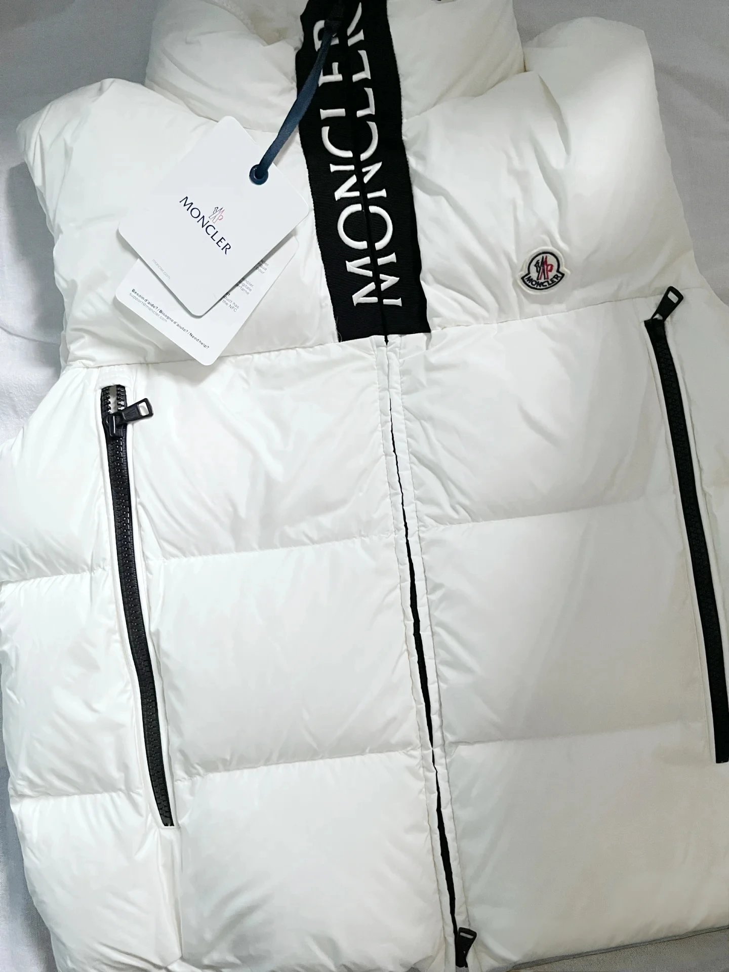 Moncler Genius Moncler Moncler Genius White Down Vest Outerwear.vest - 7