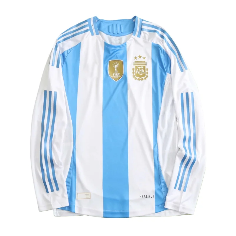 Camiseta Argentina Local 2024 Manga Larga Versión Player