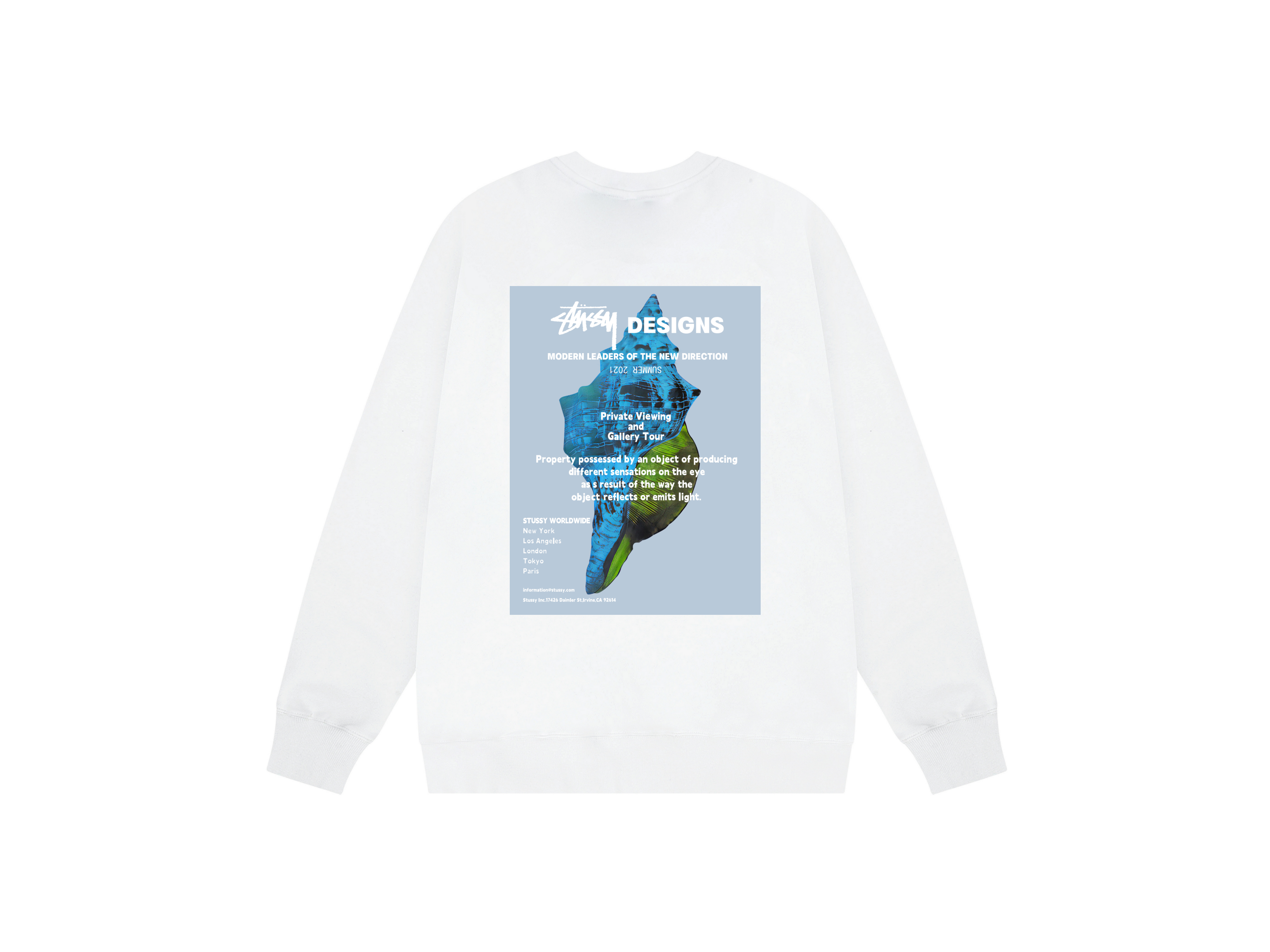 Stussy x Positive Vibrations Graphic Print White Hoodie - 10
