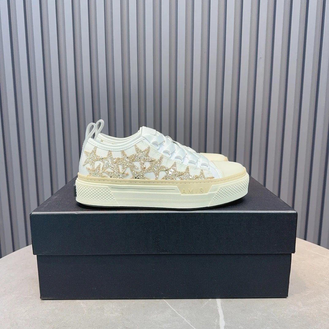 AMIRI Star-Embroidered Sneaker