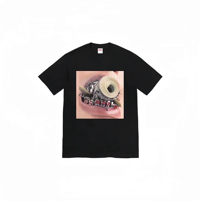 Supreme T-Shirts Graphic Print Crewneck T-Shirt product detail image 4