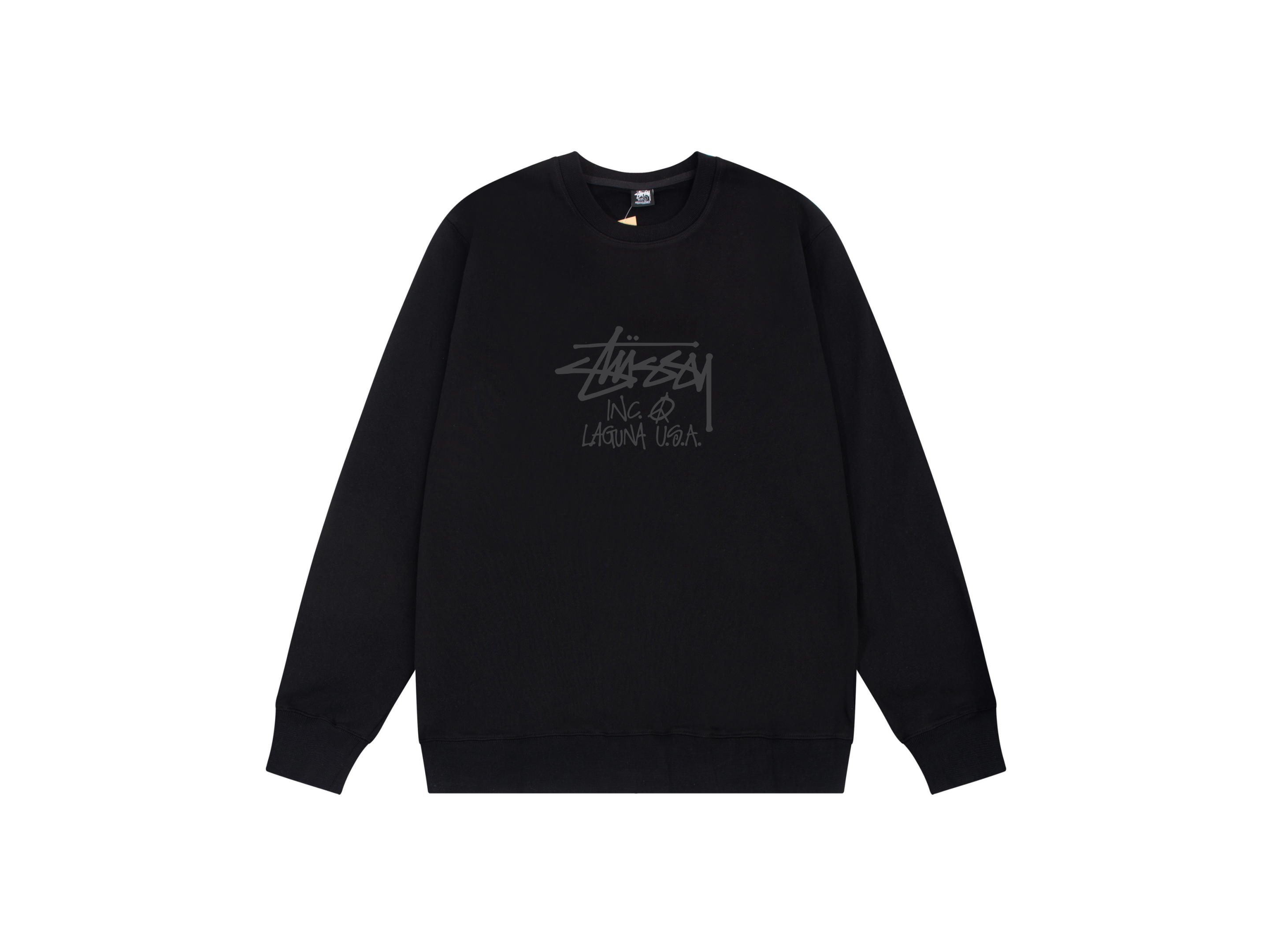 Stüssy Laguna Beach Crewneck Black