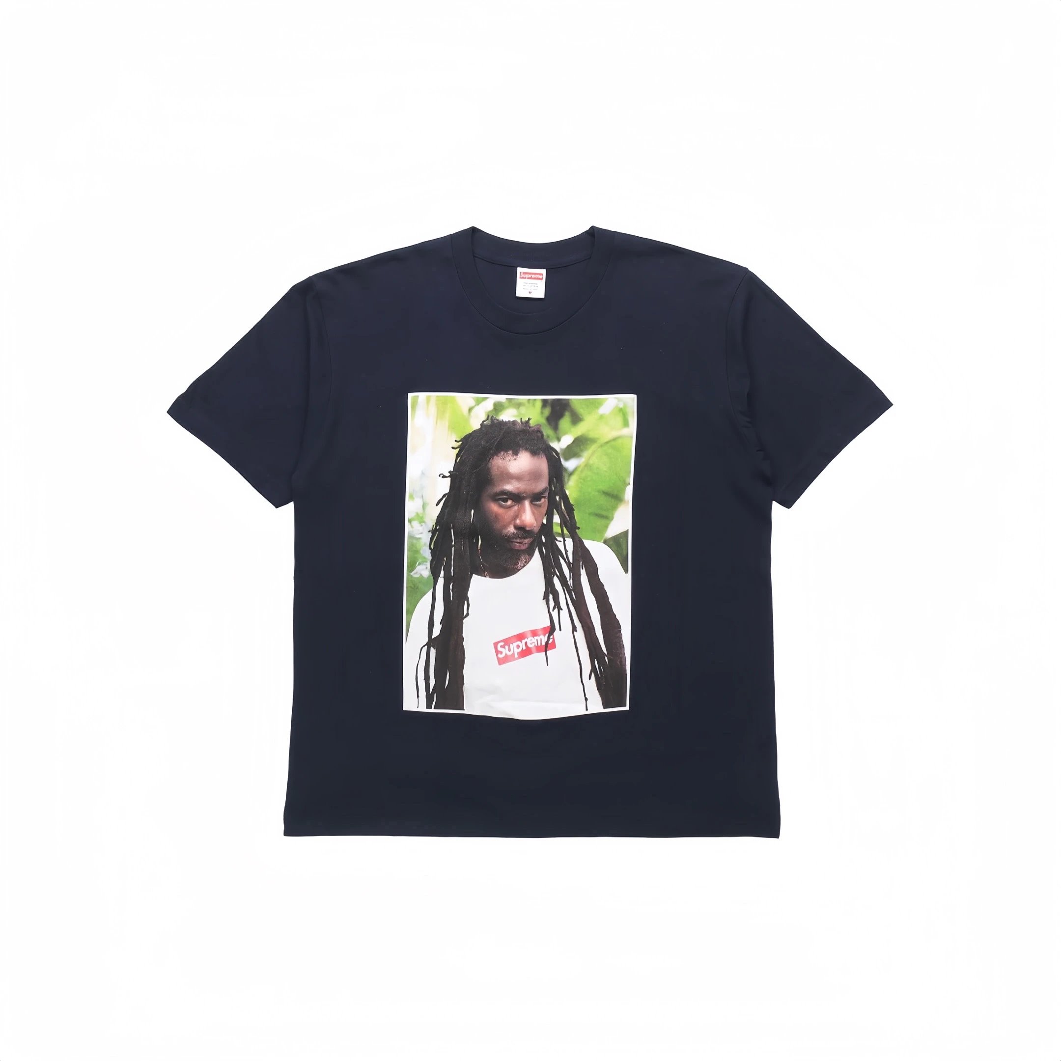 Supreme Buju Banton Tee Navy
