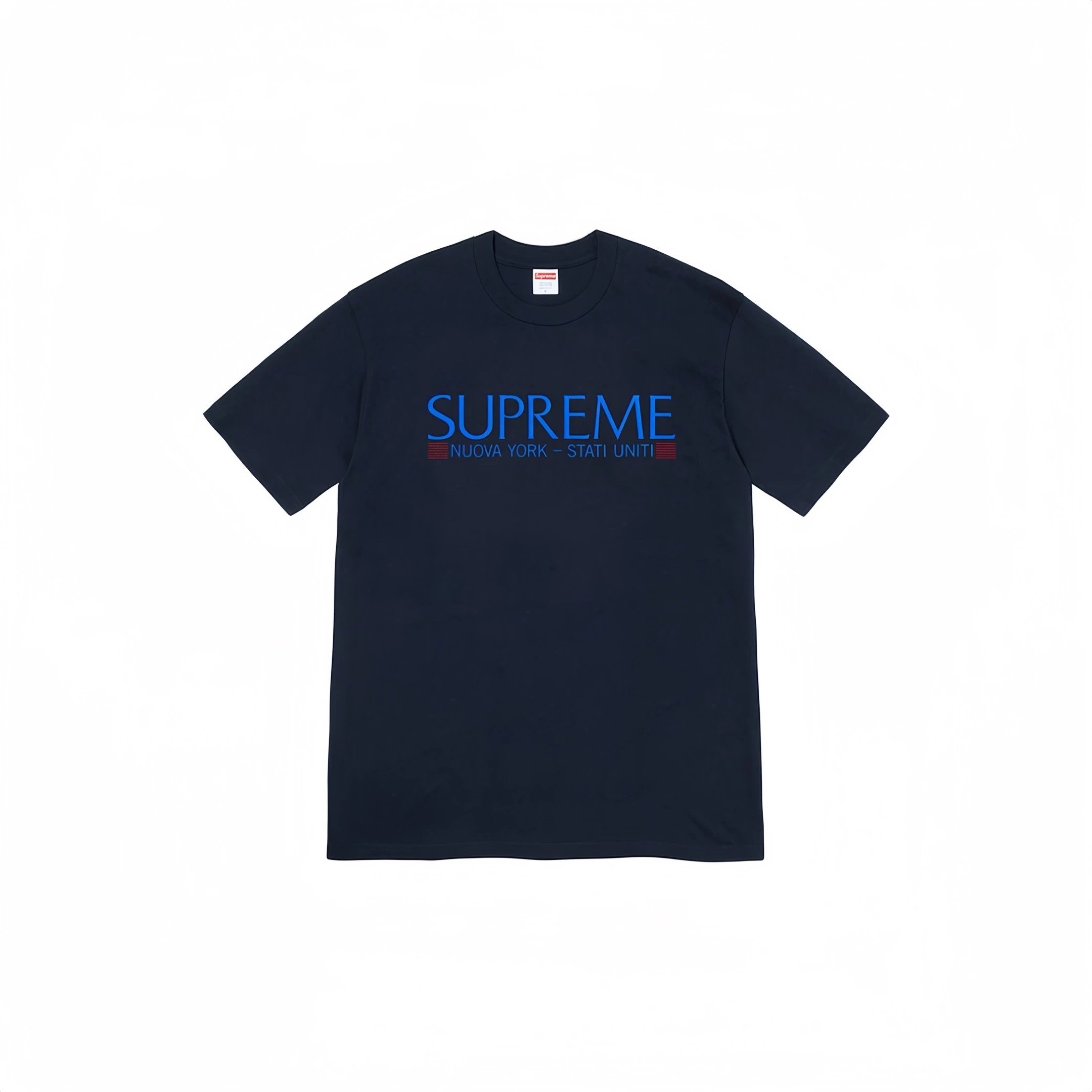 Supreme Nuova York Stati Uniti Tee Navy