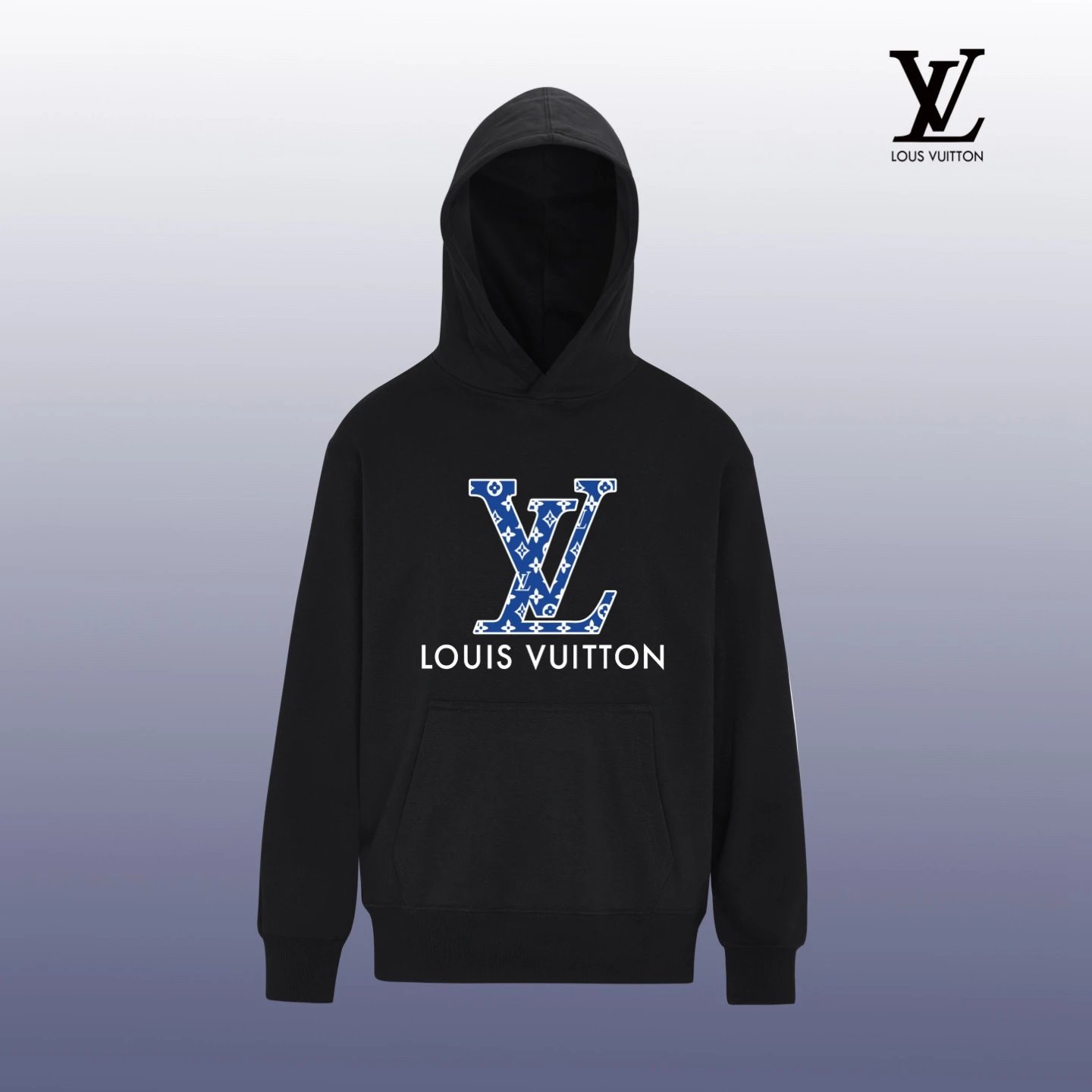 Louis Vuitton Snake Print Hoodie Black - 10
