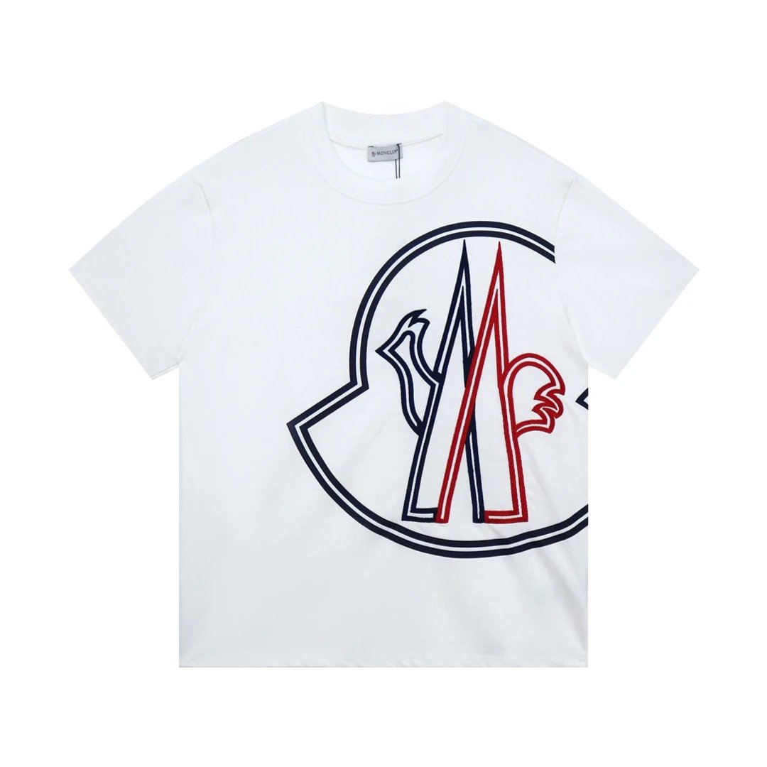 Moncler Large Logo Tee White