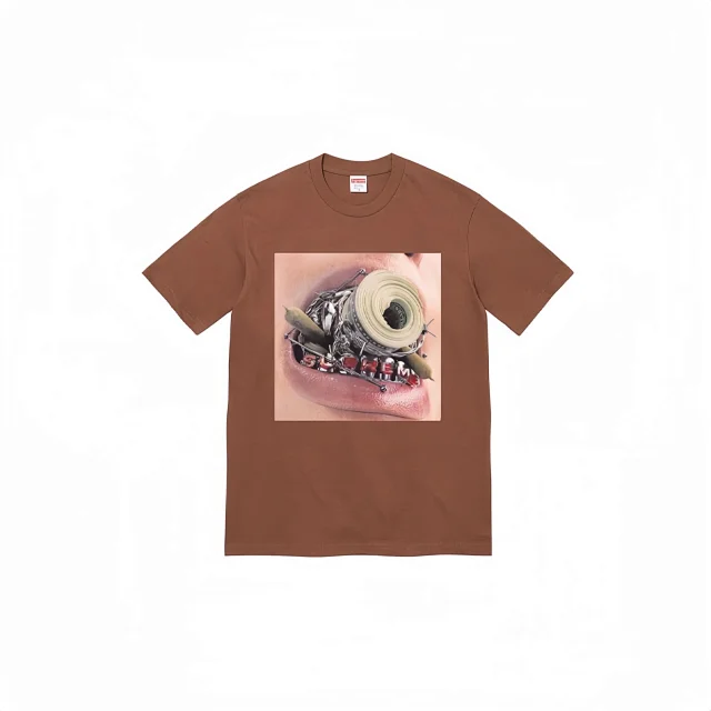 Supreme T-Shirts Graphic Print Crewneck T-Shirt product detail image 3