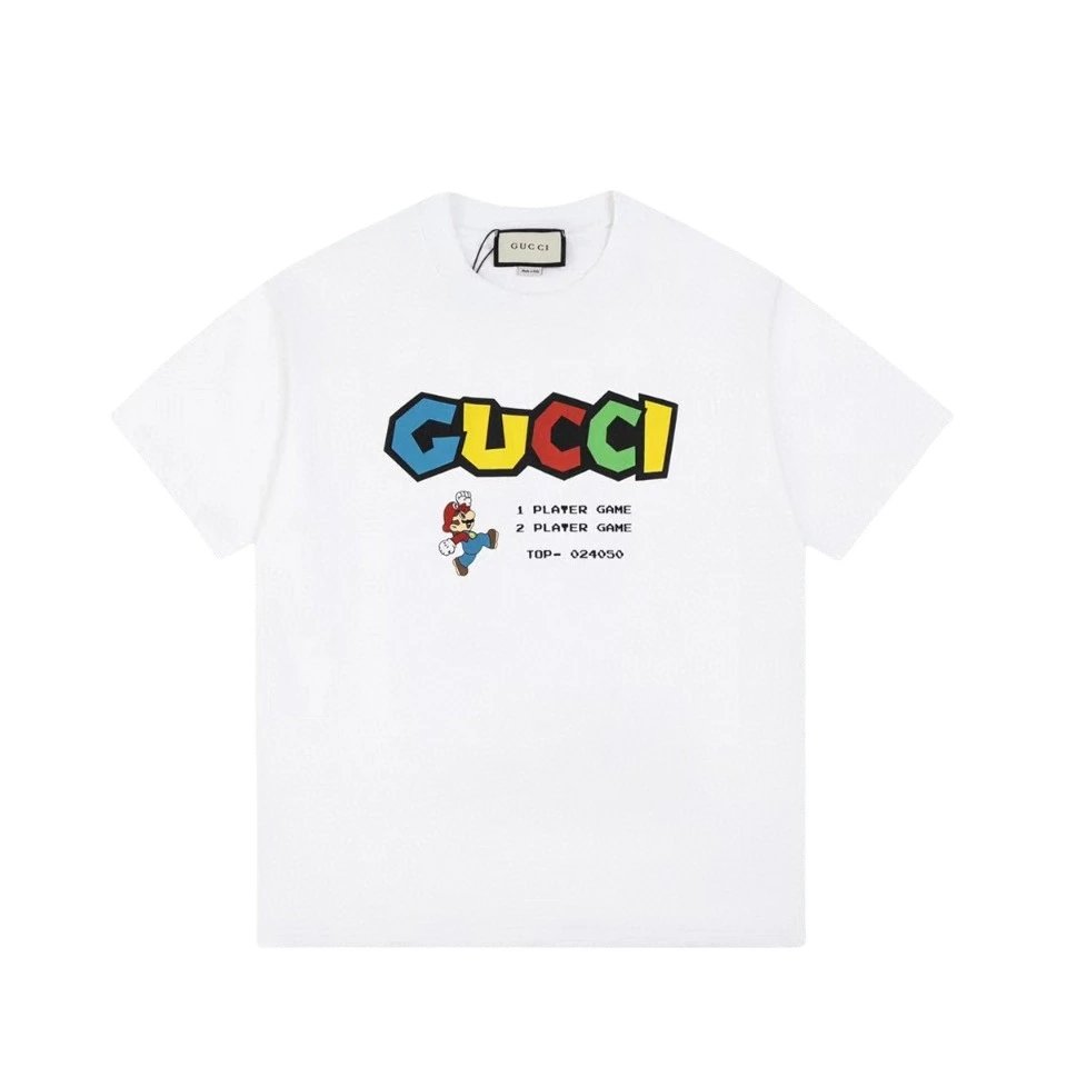Gucci Lion Head Graphic Print Black T-Shirt - 6