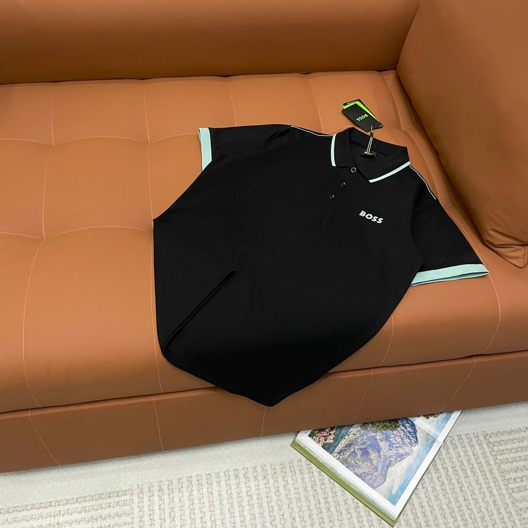 Hugo Boss Athleisure Tipped Polo Black Mint