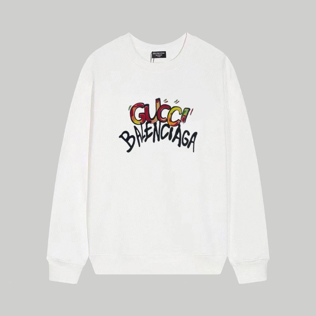 Balenciaga Gucci Sweatshirt White